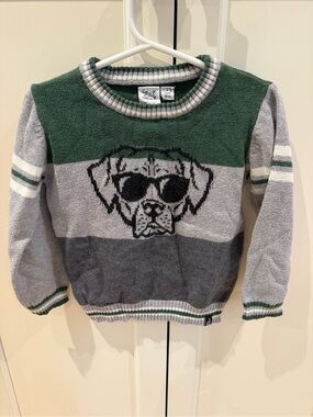 Deux par deux 2t dog Sweater with Sunglasses
